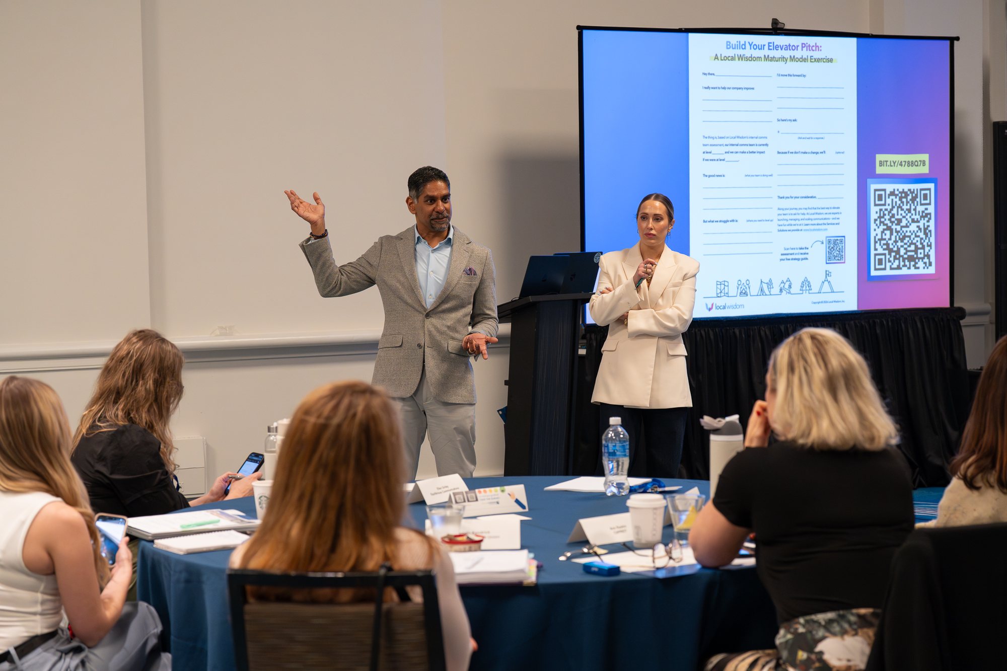 Pinaki Kathiari and Amanda Todd leading their workshop at ALI Employee Experience 2026