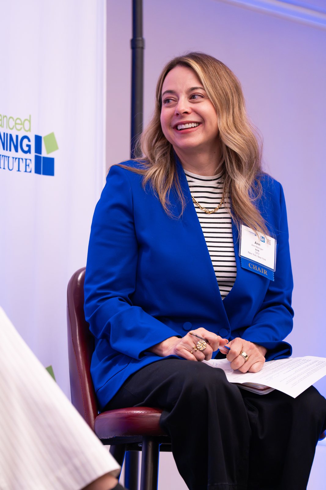 A panelist during the discussion
