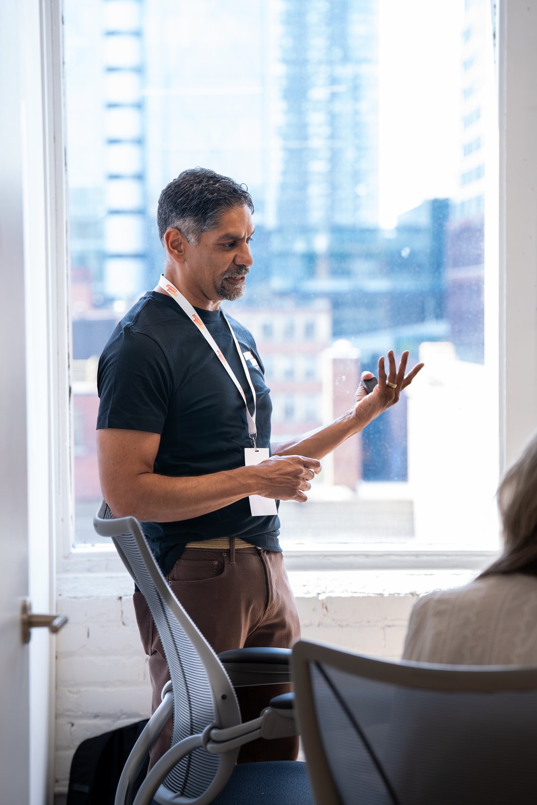 Pinaki Kathiari leading the AI discussion
