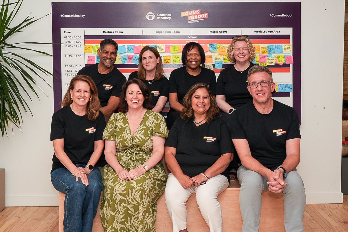 The Comms Reboot facilitators and event team