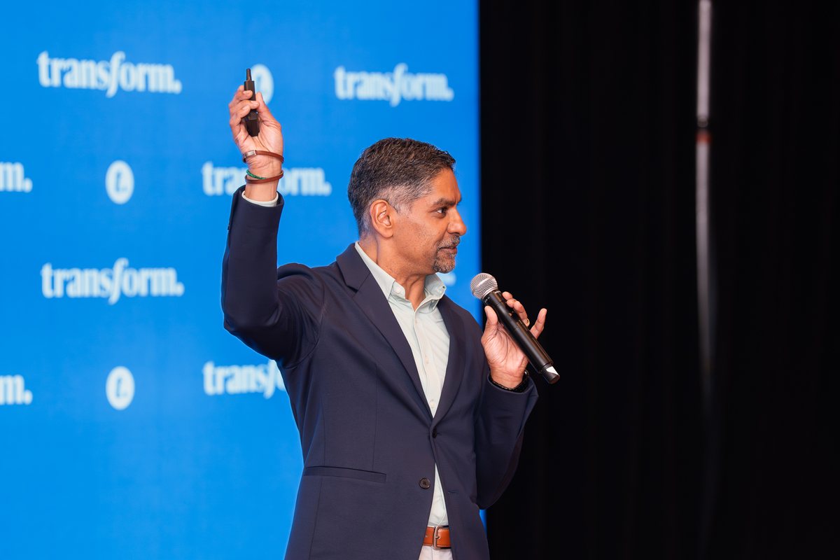 Pinaki Kathiari on the Transform stage