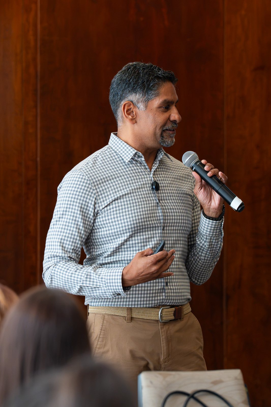 Pinaki Kathiari presenting Communications in Motion