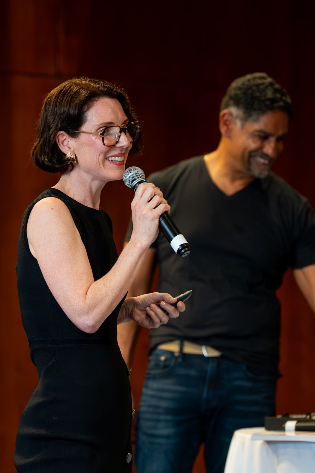 Monique Zytnik leading a section of the session