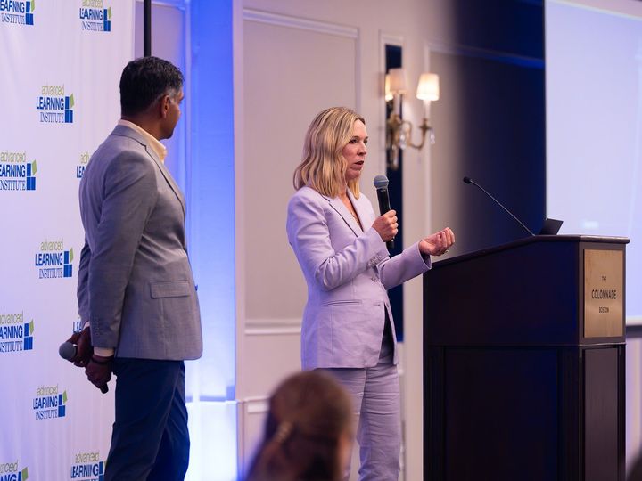 Pinaki Kathiari and Alexa Rudin at ALI Strategic Internal Communications East 2026