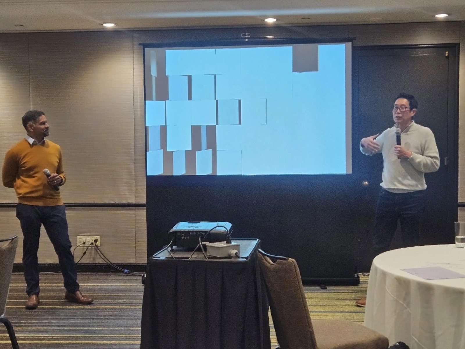 Chris Lee and Pinaki Kathiari opening the session at ALI Toronto
