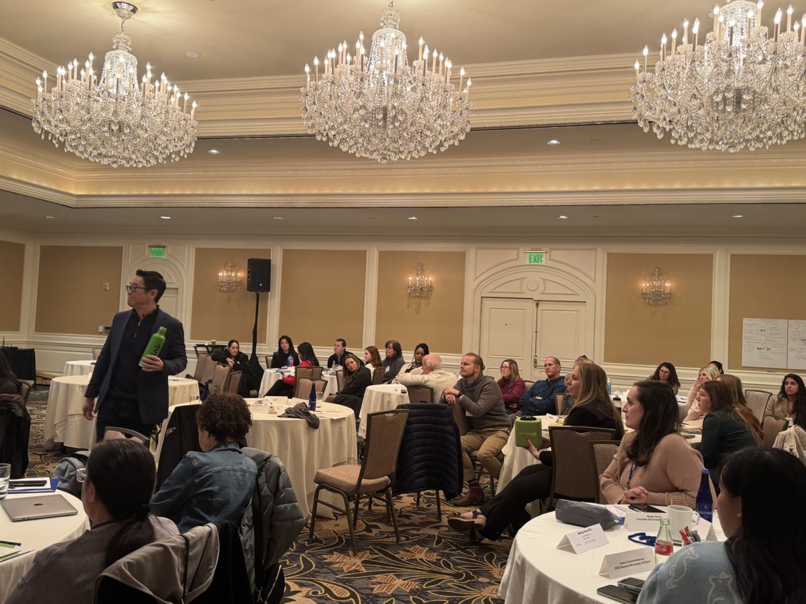 A full ballroom at ALI Strategic Internal Communications West