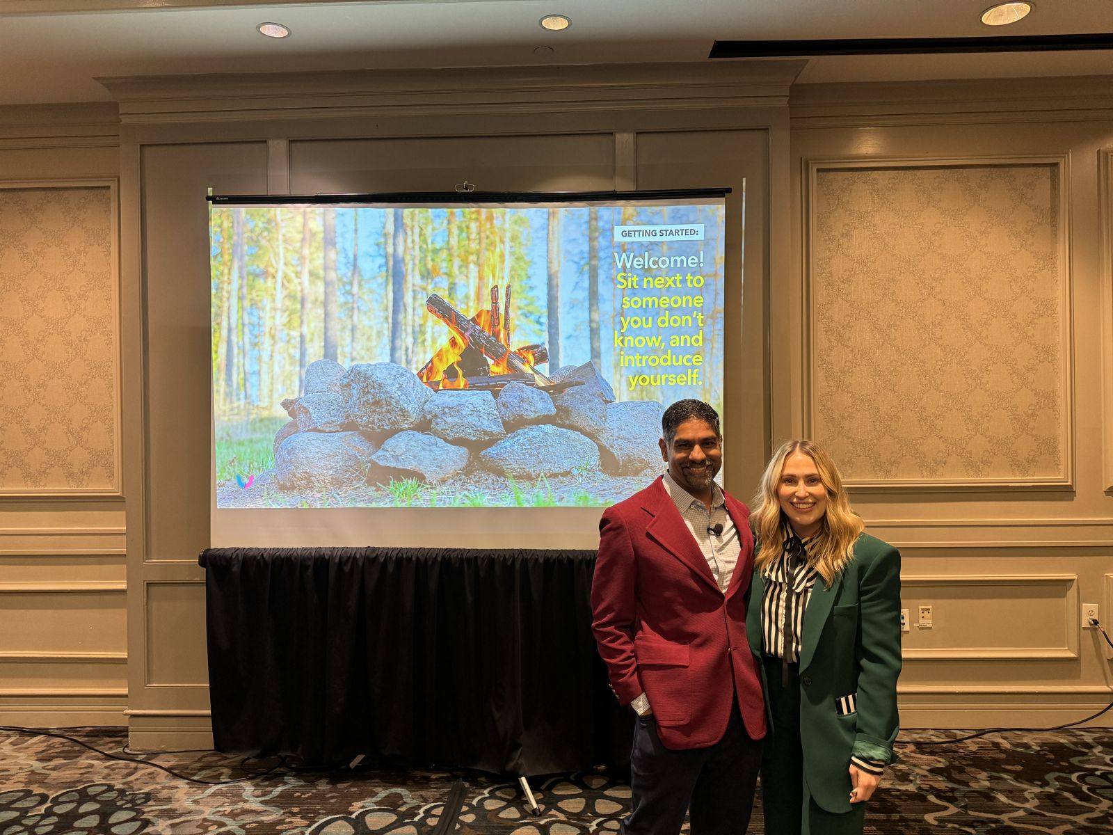 Pinaki Kathiari and Amanda Todd at PRSA Employee Communications Connect24 in Atlanta