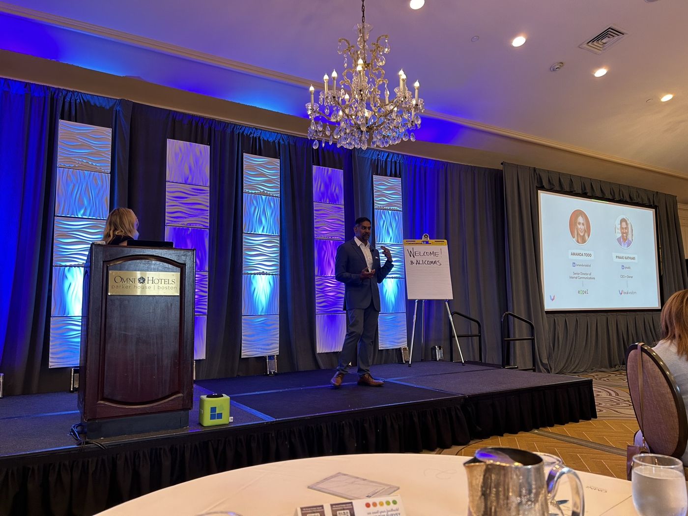 The stage at ALI Strategic Internal Communications East 2024