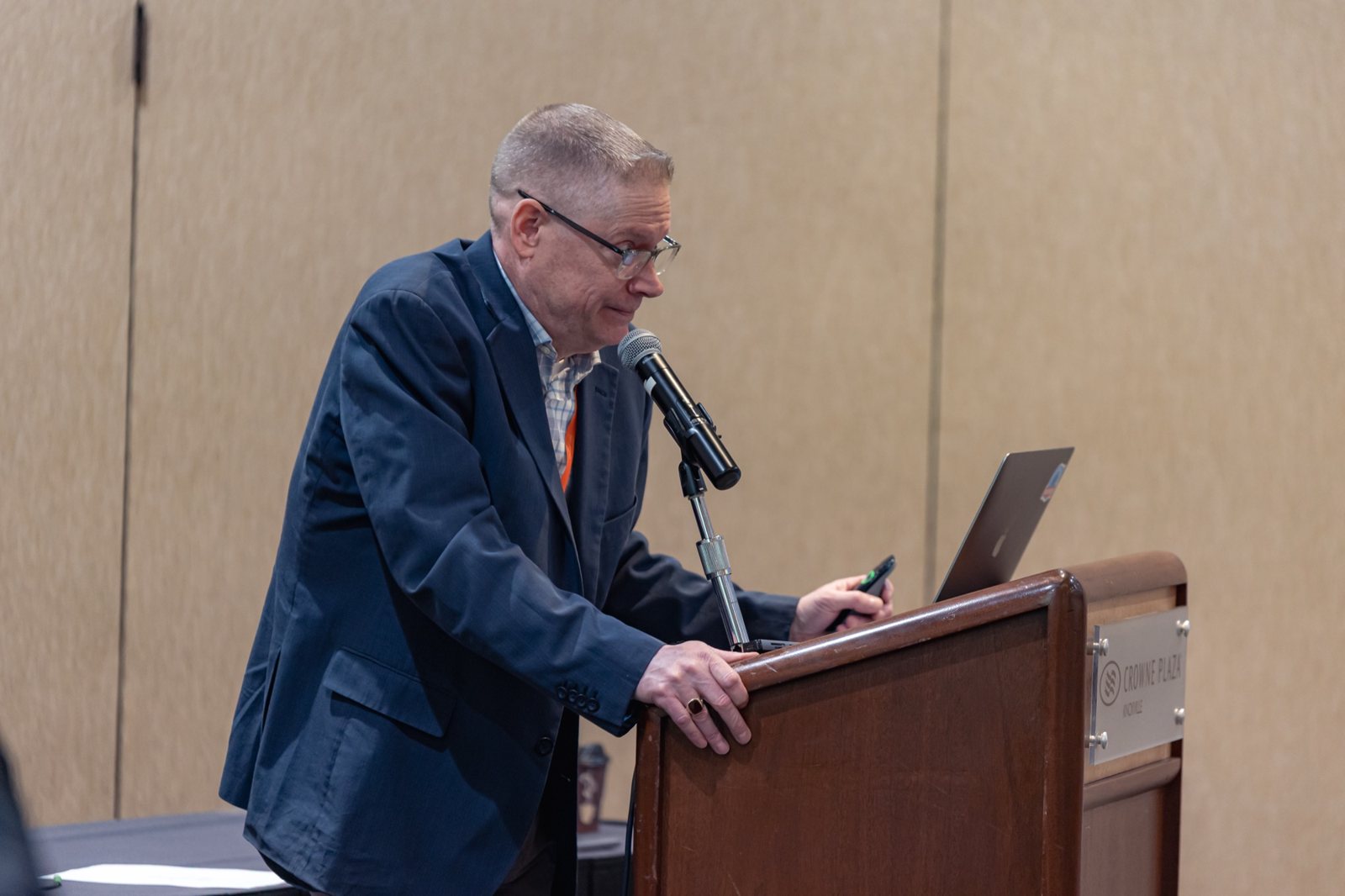 Rich Dome speaking at the University of Tennessee, 2025