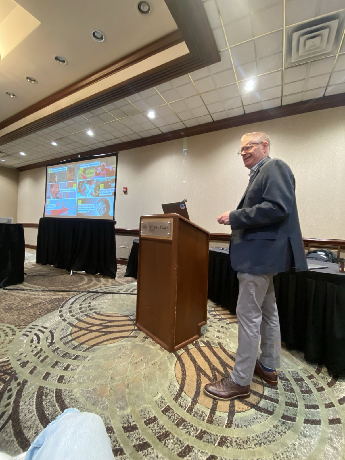 Rich Dome presenting at the University of Tennessee