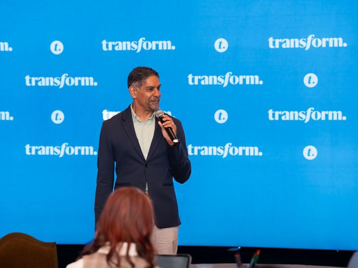 Pinaki Kathiari presenting Unseen Levers of Change at Transform 2026