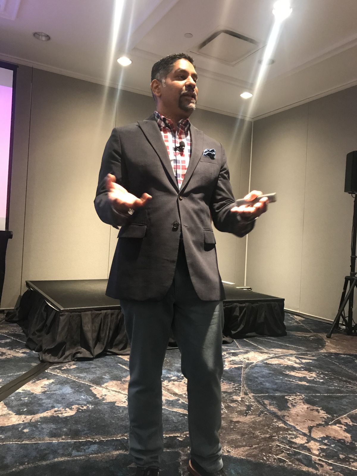 Pinaki Kathiari presenting at IABC World Conference 2022 in New York